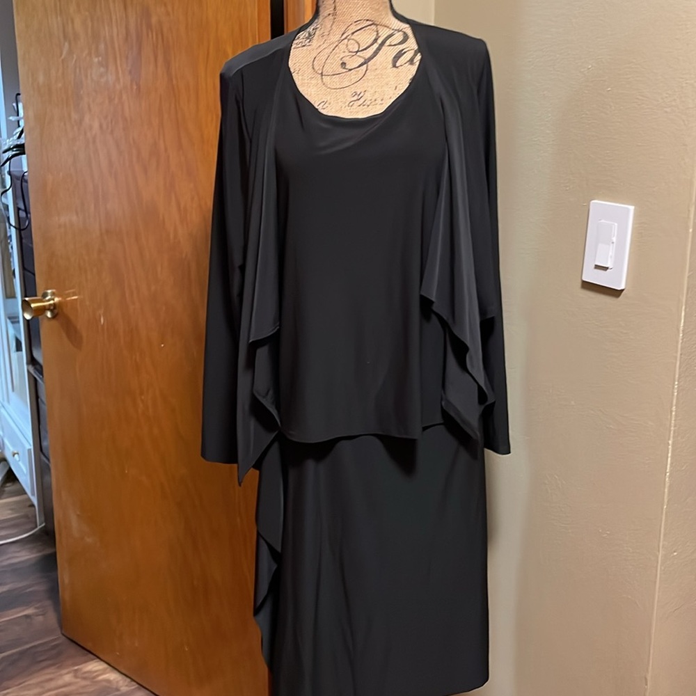 The Look Randolph Duke Black 3 pc Jacket, Tank Top, and Skirt Suit Size Large